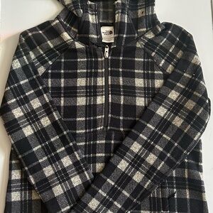 The North Face Black and White Checkered Jacket